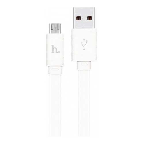 Кабель Hoco x5 microUSB 1м White