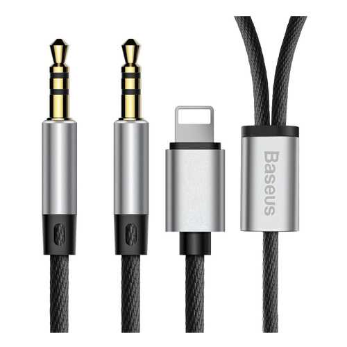 Кабель Baseus L33 Lightning 3.5 mm to 3.5 mm AUX Audio Cable 1.2m Silver/Black