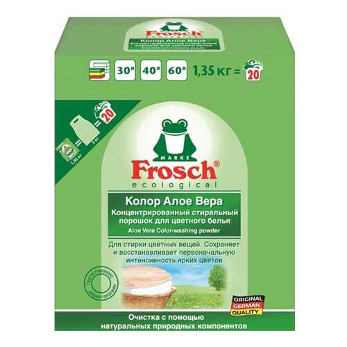 Стиральный порошок Frosch для цветного белья алоэ-вера 1.35 кг