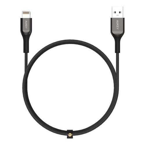 Кабель Aukey Kevlar USB-A/Lightning 1.2m Black (CB-AKL1-BL)
