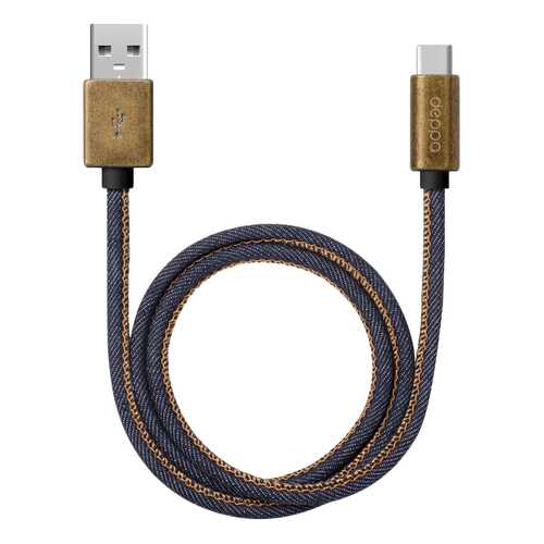 Кабель Deppa 72277 Type-C 1,2м Blue