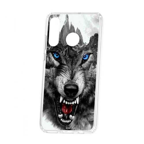 Чехол Huawei P30 Lite Kruche Print Волк