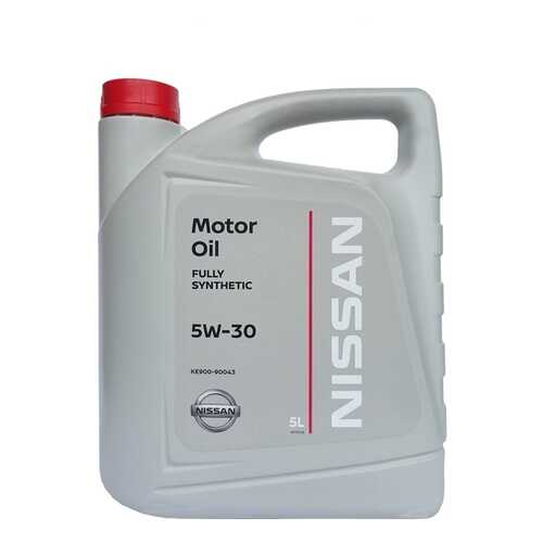 Масло моторное KE9009-9943 синт.5л SAE5W30 NISSAN OE