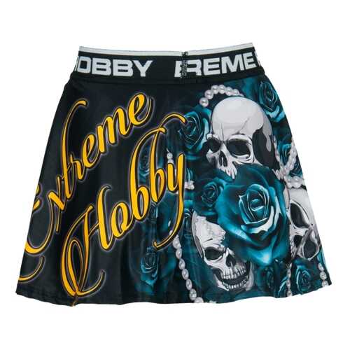 Компрессионные шорты Extreme Hobby Skull Rose черные, S, 180 см
