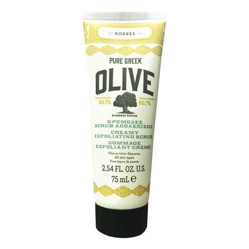 Скраб для лица Korres Pure Greek Olive Creamy Scrub 75 мл