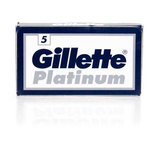 Джилет Платинум / Gillette Platinum - Двусторонние лезвия для бритья 5 шт