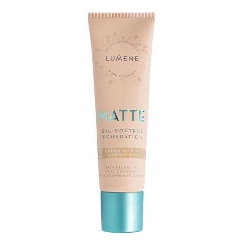 Тональный крем Lumene Matte Oil-control Foundation 3 Fresh Apricot 30 мл