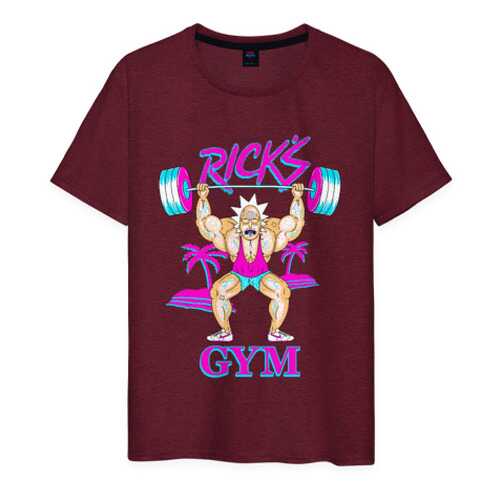 Футболка мужская ВсеМайки 1852957 бордовая M