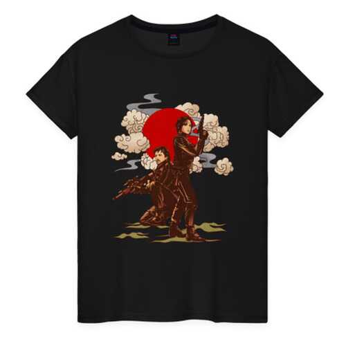 Футболка женская ВсеМайки 1825789 черная XXXL