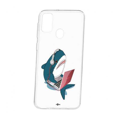 Чехол Kruche Samsung Galaxy M30S Print Акула