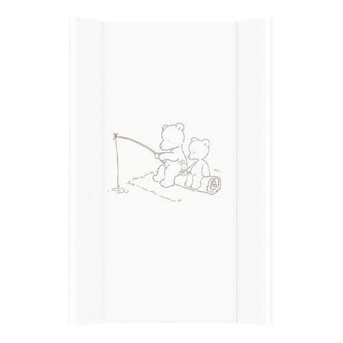 Матрац пеленальный Ceba Baby 80 см 125*65 см Papa Bear white W-210-004-100