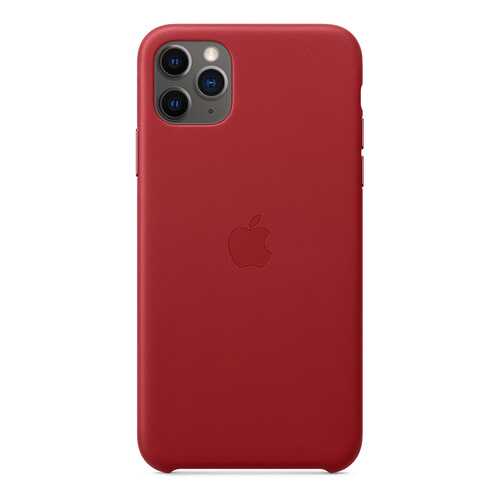 Чехол Apple для iPhone 11 Pro Max Leather Case - (PRODUCT)RED