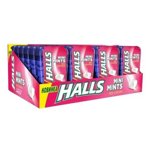 HALLS Mini Mints конфеты без сахара со вкусом арбуза 12.5г по 24 шт