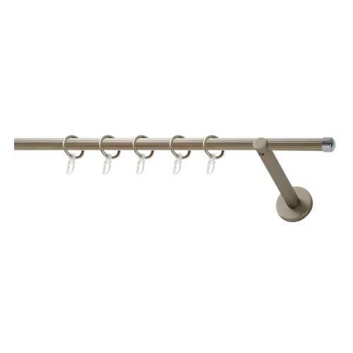 Карниз металлический Art Decor WERDECO,хром матовый, 1,2м, d16мм
