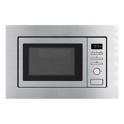 Встраиваемая микроволновая печь с грилем Smeg FMI 020 X