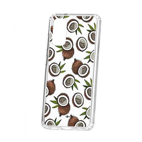 Чехол Kruche Samsung Galaxy S20 Print Кокосы