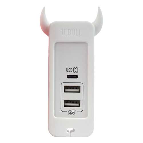 Сетевое зарядное устройство MoMax U.Bull 3 USB 5,4A White