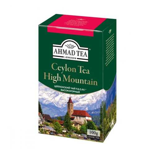 Чай Ahmad Ceylon Tea High Mountain, черный листовой, 100 гр