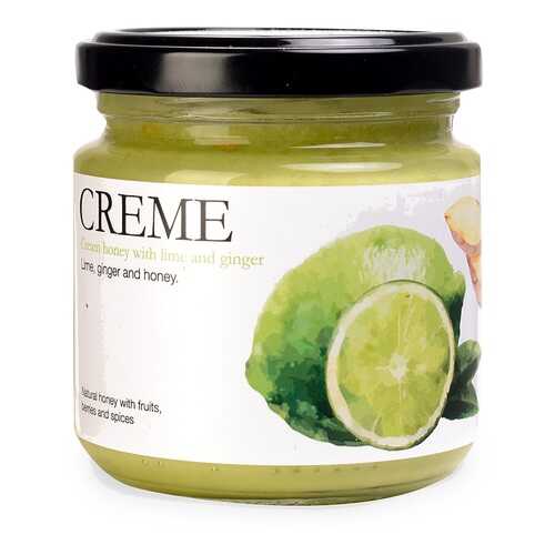 Крем-мёд CREME цветочный с лаймом и имбирем 250г Россия