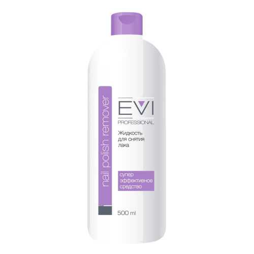Жидкость для снятия лака EVI professional 005-002 с ацетоном 500 мл.