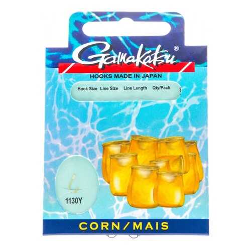 Рыболовные крючки Gamakatsu BKS-1130Y Corn №12, 10 шт.