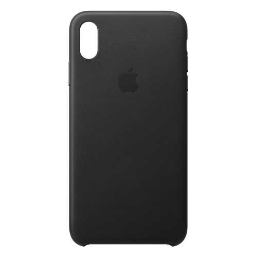 Кейс для iPhone Apple Leather XS Max кожаный черный MRWT2ZM/A