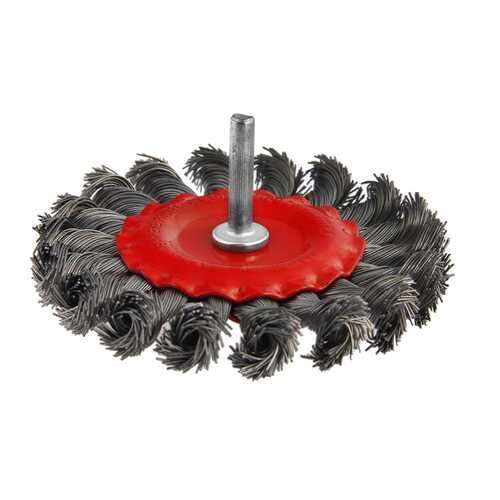 Дисковая кордщетка для дрелей, шуруповертов Hammer Flex 207-209 (62121)