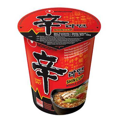 Лапша быстрого приготовления Шин Рамен Nongshim стакан 68 г