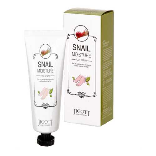 Крем для ног Jigott Snail Moisture Foot Cream с улиточным муцином 100 мл