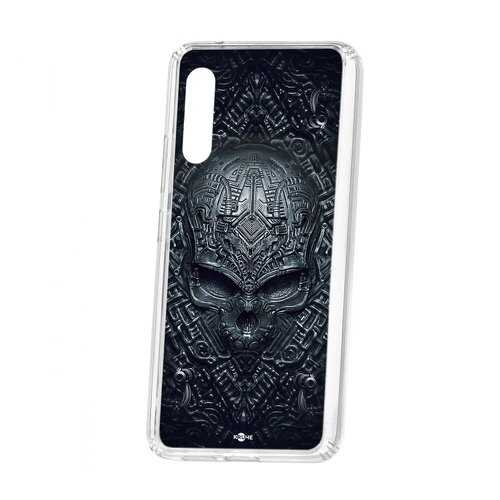 Чехол Kruche Samsung Galaxy A90 5G Print Череп техно