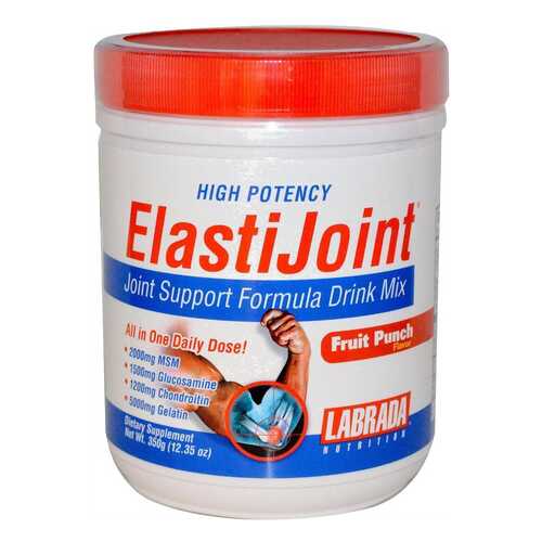 Глюкозамин хондроитин MSM Labrada Nutrition Nutrition ElastiJoint 350 г апельсин