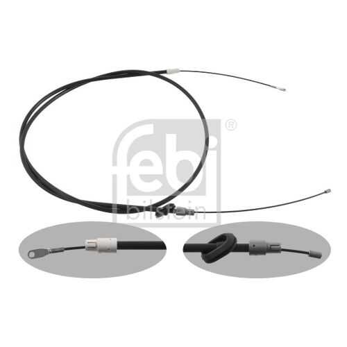 Трос cтояночного тормоза febi 34903