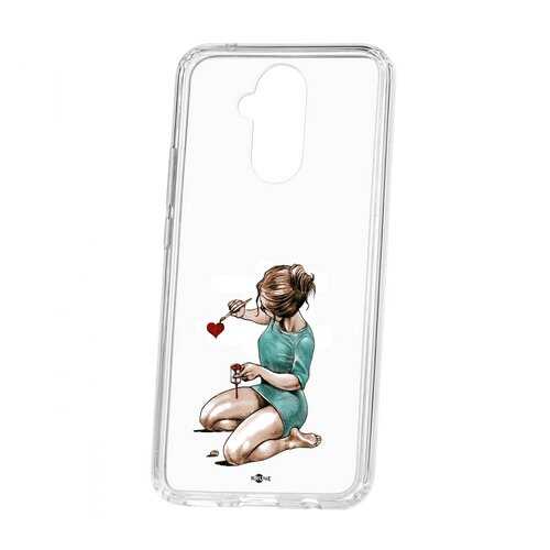 Чехол Kruche Huawei Mate 20 Lite Print Рисуя любовь