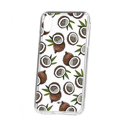 Чехол Kruche Apple iPhone XS Max Print Кокосы