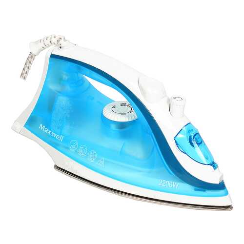 Утюг Maxwell MW-3046 White/Cyan