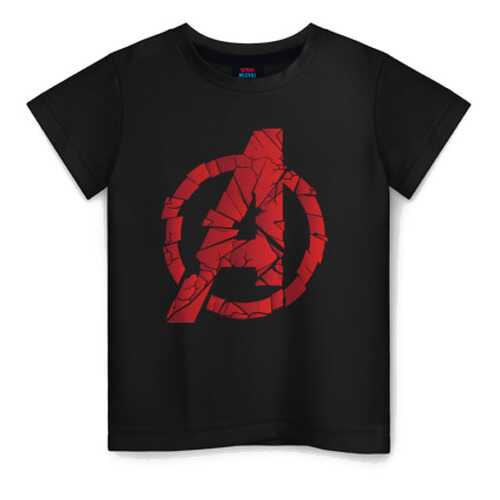 Детская футболка ВсеМайки Avengers logo red хлопок, р. 170
