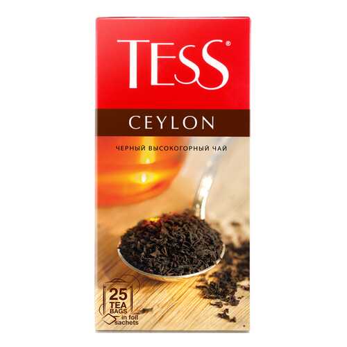 Чай черный Tess Ceylon 25 пакетиков