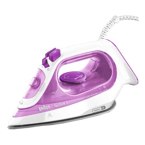 Утюг Braun Tex Style 3 12730010-SI3030PU White/Pink