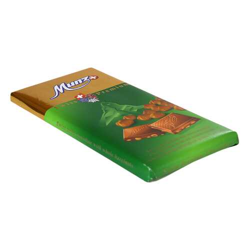 Шоколад Munz молочный с обжаренным фундуком 30% 100 г