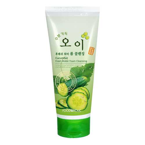 Пенка для умывания FoodaHolic Cucumber Fresh Water Foam Cleansing 180 мл