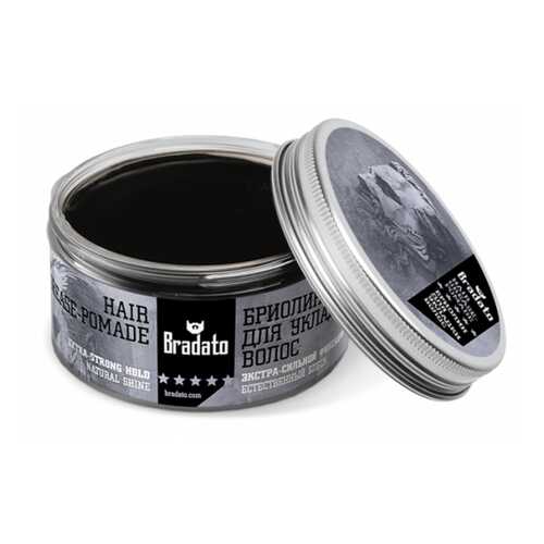 Бриолин для волос Bradato hair grease pomade 100 мл