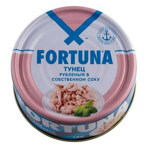 Тунец рубленый Fortuna в собственном соку 185 г