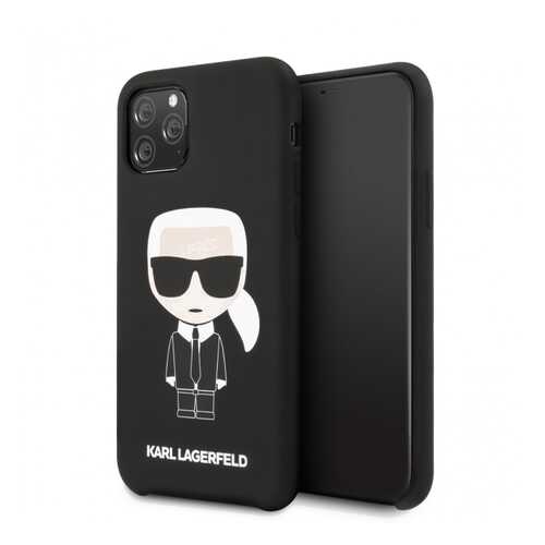 Чехол Karl Lagerfeld Liquid Iconic (KLHCN65SLFKBK) для iPhone 11 Pro Max (Black)
