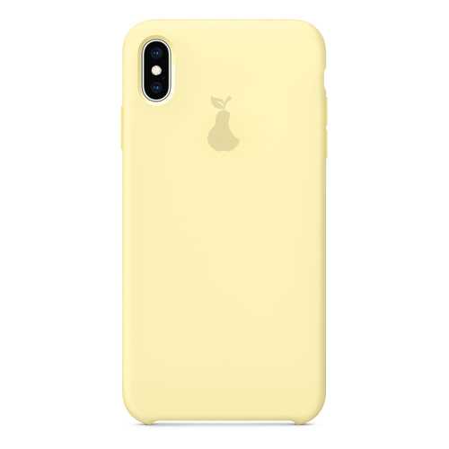 Чехол Silicone Case для iPhone X/XS Premium, Light Yellow, SCPQIPXXS-15-LIMO