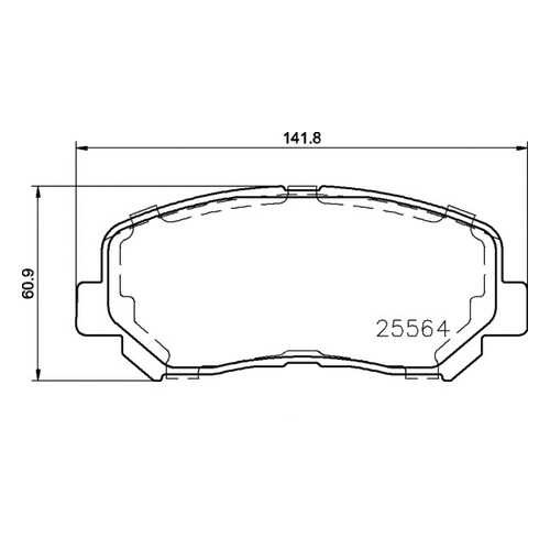 Комплект тормозных колодок Brembo P37019