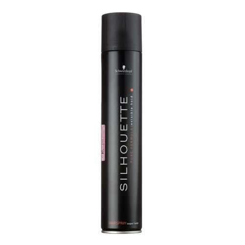 Безупречный лак Schwarzkopf SILHOUETTE Pure Hairspray SuperHoild УСФ 500 мл