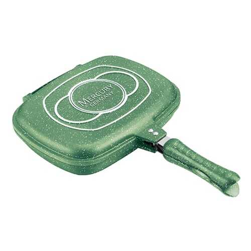 Сковорода Mercury MC-6294, 30 см двойная с антипригарным покрытием non-stick под мрамор