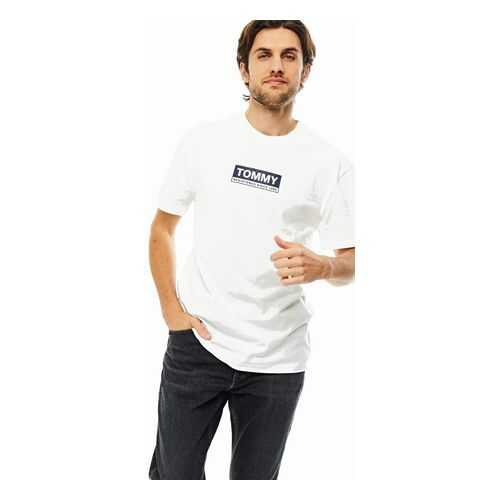 Футболка мужская Tommy Jeans DM0DM08364 YBR белая S