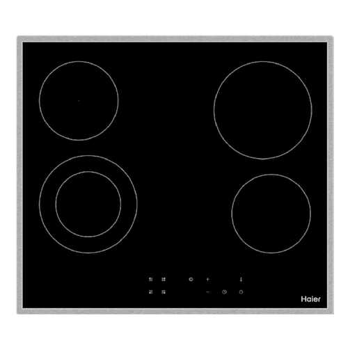Встраиваемая варочная панель электрическая Haier HHX-C64DFB Black