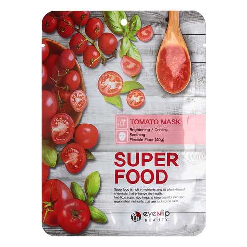 Маска для лица тканевая EYENLIP SUPER FOOD TOMATO MASK 23мл